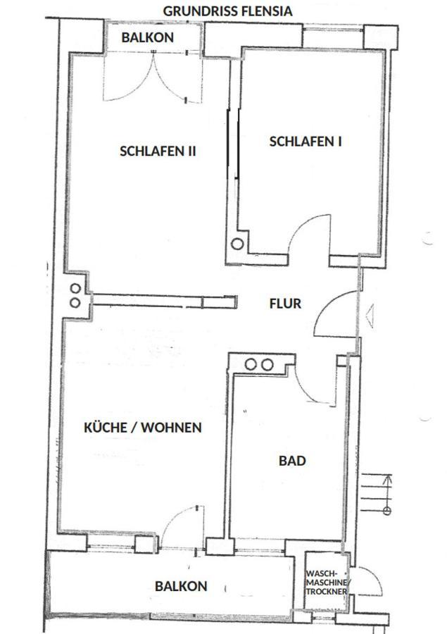 Fewo1846 - Flensia - Geschmackvoll Eingerichtete Wohnung Mit 2 Schlafzimmern Und Balkon Фленсбург Екстериор снимка